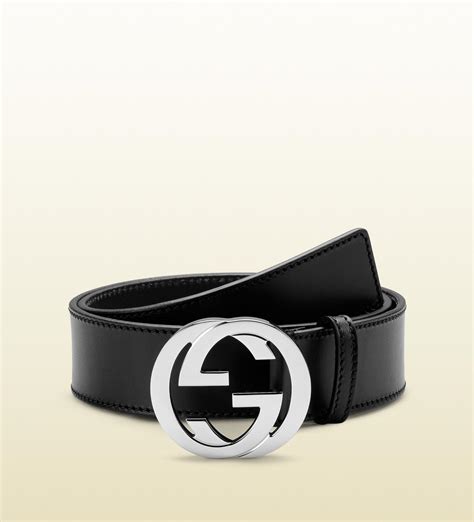 gucci interlocking g buckle leather belt|belt with interlocking g buckle.